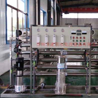 1 ton stainless steel double reverse osmosis equipment