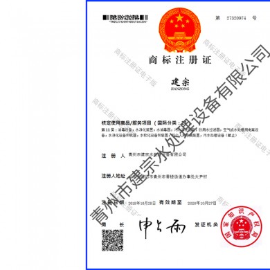 Trademark Registration Certificate