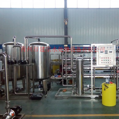 10 tons of stainless steel single-stage reverse osmosis equipment