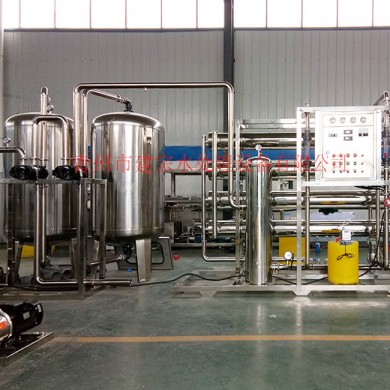 10 tons of stainless steel single-stage reverse osmosis equipment