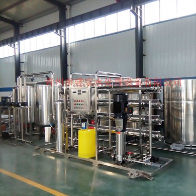 10 tons of stainless steel single-stage reverse osmosis water tank