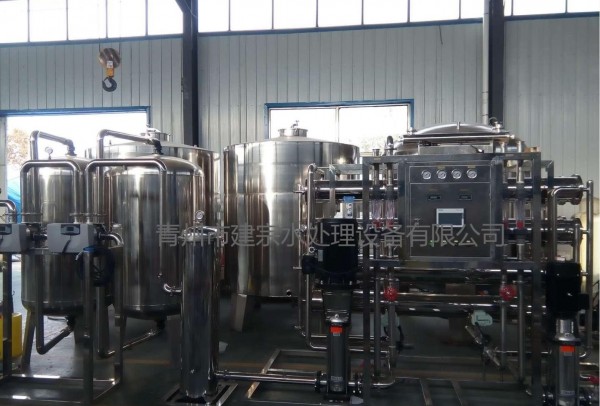 3吨全不锈钢双级反渗透