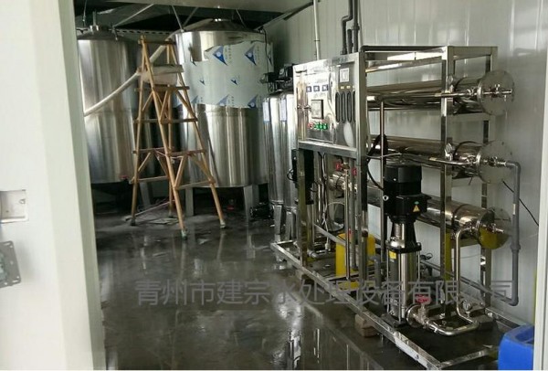 2吨全不锈钢双级反渗透设备