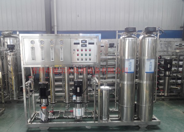 0.5 ton stainless steel double reverse osmosis equipment