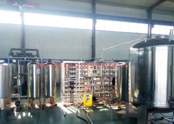 1.5 ton stainless steel double reverse osmosis equipment