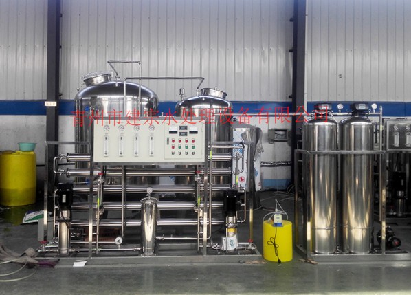 1 ton stainless steel double reverse osmosis equipment