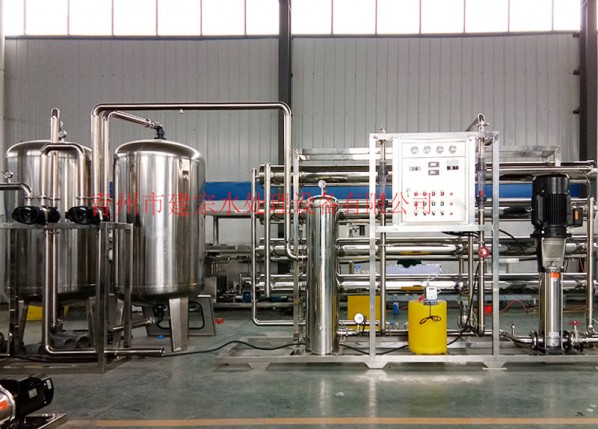 10 tons of stainless steel single-stage reverse osmosis equipment